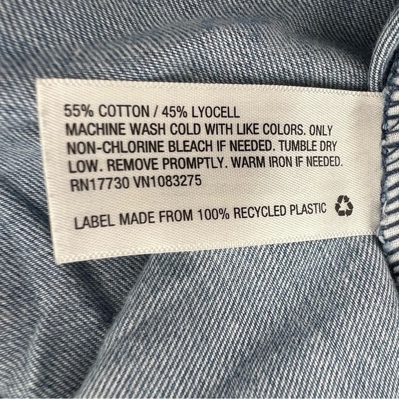 Universal Thread Elastic Waist Pull On Jean Shorts Size Large Women’s - Picture 5 of 5